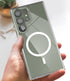 Encased Magnetic Pop Case for Samsung Galaxy S23 Ultra 6.8 (2023) with Magnet Phone Grip Socket (Compatible with MagSafe)...