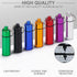 7 Pack Keychain Pill Holder, Premium Aluminum Alloy Pill Box 7 Day, Portable Pocket Small Pill Case, Metal Mini Travel Pill Organizer for Outdoor ...