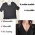 6 Pcs Mini No Sew black Buttons Brooch Pins Cover up Buttons Fasteners Detachable Reusable Multi-purpose for Clothes(Black10mm)...