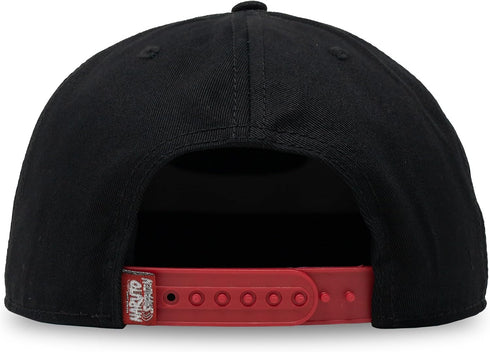 Ripple Junction Naruto Shippuden Adult Unisex Akatsuki Kanji Ring Flat Bill Snapback Hat Black/Red...