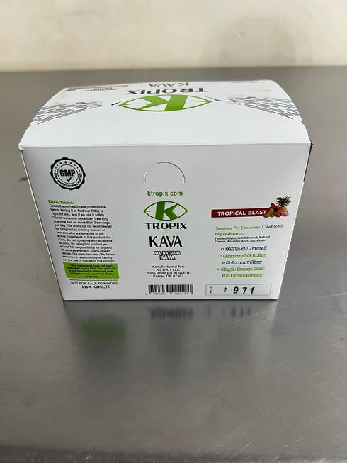 Kava Shot Tropical Blast - Kava Drink - Kava Root Extract Supplement - Alcohol Replacement Drinks - 1 Pack...