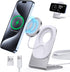 Magnetic Wireless Charger Mag-Safe Charger for iPhone 15/14/13/12 Series Convertible Magnet Wireless Charging Stand/Pad with Dual Charging Ports 5...