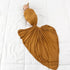 Bayceen Large Jersey Knitted Swaddle Blanket for Baby, Soft Stretchy Receiving Blanket for Newborns with Hat, Large 47 x 47 inches (Copper)...