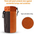 Lens Pouch,Waterproof Protective Lens Bag For SLR Camera Lens,With Adjustable Drawstring And Rotating Clamp,Camera Lens Bag For Nikon, Pentax, Son...