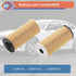 2 Pcs Oil Filter Compatible With 2016-2023 118i 230i 330i 430i 530i 740e X3 X4 Z4 GR Supra, Replace#HU6014Z, HU6014/1Z, 11428575211...