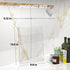 13.8 x 9.8in Acrylic Cutting Board, 3mm Transparent Anti-Slip Clear Cutting Boards for Kitchen Counter, Thickened 3mm Counter Cutting Boards for K...