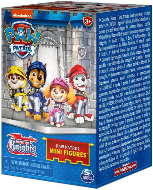 Spin Master 6062143 Paw Patrol Rescue Knights Collectible Blind Box Mini Figure with Castle Tower Container, 2-inch Height...