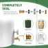 rain Barrel Spigot kit Within 1/2 inch Nozzle Brass Water Faucet & Bulkhead Tank Fitting fits 1-1/4 inch Hole, for Garden Hose rainwater Bucket 55...