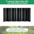 4 Pcs Aquarium Plant Holder,Plastic Hanging Aquarium Plant Pot with 5 Hole, Rimmed and Rimless Fish Tank Plant Holder for Aquarium Living Fish Aqu...