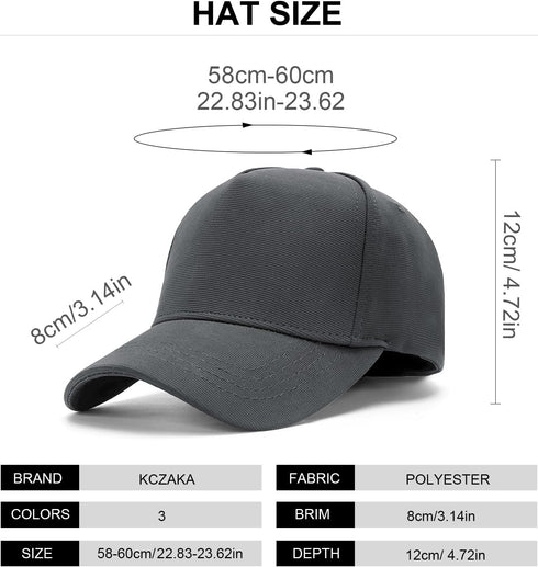 5 Panels Stretch Full Closed Baseball Caps Mens High Crown Mesh Breathable Fitted Cap Wide Brim Trucker Hats Q2425...