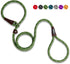 PetiFine Slip Lead Dog Leash,6FT x 1/2" Reflective Durable Dog Training Leash, Heavy Duty Adjustable Nylon Dog Rope Leash Slip Leash for Small Med...