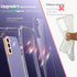 KIOMY Clear Case for Samsung Galaxy S21 5G Airbag Corners Shockproof Bumper Protective Phone Cover, Hybrid Design Hard PC Back with Flexible TPU F...