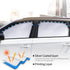 Aokway Side Window Sunshade Sun Shade for Car Window Double Thickness Auto Windshield Sunshades Curtain Universal Fit for Driver for Baby UV Prote...