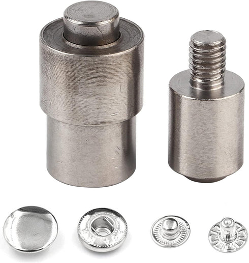 Eyelet Buckle Dies, Hand Press Machine Setter Puncher Grommet Die Manual Installation Tool Hand Fastened for Leather Craft Clothing Fabric Holepun...