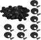 100PCS Picture Turn Button Fasteners Photo Frame Hardware, Picture Frame Hardware Backing Clips with 100 Pieces Screws, Type 2...