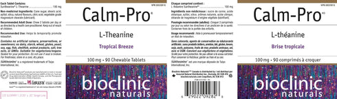 Bioclinic Calm Pro Chewable Tablets, 90 Count...