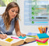 12 Pads Mini Sticky Notes 2 x 2In,12 Bright Colorful Sticky Note Pads 50 x 50mm,1200 Sheets Small Posted Notes,100 Sheets/Pad Super Sticking Power...