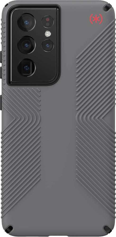 Speck Products Presidio2 Grip Samsung Galaxy S21 Ultra 5G, Graphite Grey/Black/Bold Red...