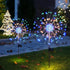 2 Pack Solar Firework Lights, 150 Led 8 Modes Solar Garden Lights for Outside, Water Proofing Led Sparkler Lights, Solar Outdoor Decorative Stake ...