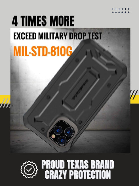 ArmadilloTek Vanguard Compatible with iPhone 11 Pro Max Case (6.5 inches) Military Grade Full-Body Rugged with Kickstand and Built-in Screen Prote...