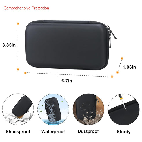 Carrying Case for Fluke 101 Basic Digital Multimeter, Fluke 106/107 Handheld Portable Meter Equipment Travel Holder Tool Pouch, Pocket Fits Test L...
