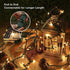 Hopolon Christmas Lights, 2 Pack 23ft 100 Mini String Lights, 120V UL Certified Extendable Tree Lights for Patio, Garden, Home, Party, Holiday, We...