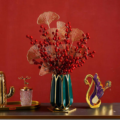 Swan Base Holder with 6pcs Coffee Dessert Dinner Spoon Set, Metal Coffee Spoon Organizer Teaspoon Fruit Dessert Flatware Sugar Ice Cream Spoons (P...