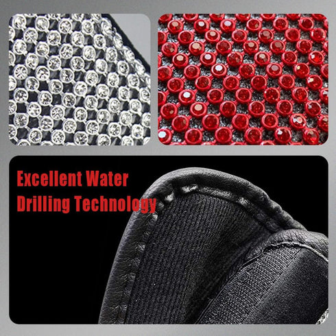 Bling Auto Gear Shift Knob Cover, Knob Gear Stick Protector, Car Shifter Gear Hand Brake Cover with Glitter Bling Rhinestones Automotive Interior ...