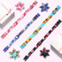 Dog Collar Floral Girl Pink Dog Collar with Rose Flower Bow Tie Dog Collar for Cute Female Cats Dogs Spring Summer Season Dog Collar for Small Med...