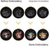 Nuberlic 4 Pack Mushroom Embroidery Kit for Beginners, Starters Cross Stitch Needlepoint Kits for Adults with Stamped Pattern (1 Embroidery Hoops,...