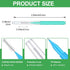 150 Pieces Interdental Brush Teeth Floss Tooth Cleaning Tool Toothpick Cleaner Dental Tooth Flossing Head Teeth Soft Dental Pick Refill Dental Flo...