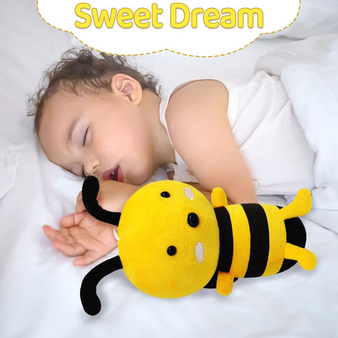 Bee Plush, Bee Stuffed Animal Bee Plushie Cute Kawaii Stuffed Honeybee Toy Plush Doll Valentines Day Gifts for Kids Girlfriend...