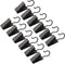 JANYUN 120 Pack Clip Hook Set Stainless Curtain Clips for Curtain Photos Home Decoration Art Craft Dispaly Hang Clip (Black)...