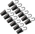 JANYUN 120 Pack Clip Hook Set Stainless Curtain Clips for Curtain Photos Home Decoration Art Craft Dispaly Hang Clip (Black)...