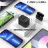 Universal International Power Travel Plug Adapter, 5 in 1 European Travel Plug Adapter W/ 3.5A 2xUSB-A and 2xUSB C Wall Charger and Worldwide AC O...
