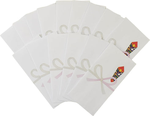 Japanese Money Gift Envelopes Bag Otoshidama for Cash envelope Goshugi Kinpu Cash gifts (Pack of 2)...