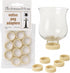 Biedermann & Sons Votive Rubber Gaskets for Peg Candle Holders, Tan...