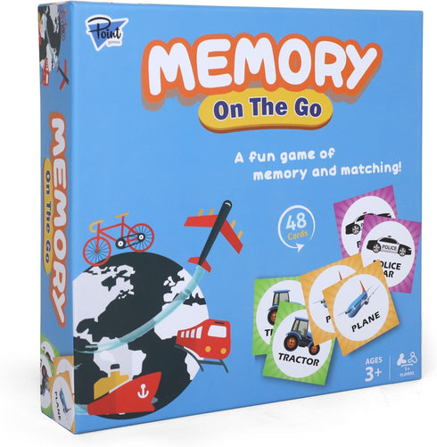 Point Games Memory Game for Kids, Matching Card Games, Flash Cards - Educational Toys - Preschool Learning - Birthday Gift for Boys & Girls Ages 3...