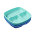 ECR4Kids ELR-18101-TRP My First Meal Pal Divided Plates – Stackable, BPA-Free Plastic Dishes, Dishwasher Safe, Portion Plate Set for Baby, Toddler...