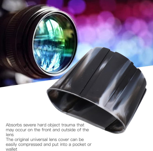 VBESTLIFE Silicone Camera Lens Cover, Waterproof SLR Camera Silicone Protector Universal Lens Holder Cover...