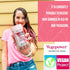 Biotin 10000mcg Hair Growth Gummies - Vegan Biotin Supplement Supports Healthy Hair, Skin and Nails, Non-GMO Hair Vitamin Gummy for Women Men Stra...