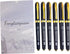 Fengtaiyuan P18Prox6, Gel Pens, Black Ink, Extra FIne 0.5mm, Writting Pens, Smooth, 6 Pack (P18Prox6)...