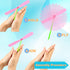 210 Pcs Plastic Flying Helicopter Toys Set Hand Helicopter Hand Rub Flying Propeller Toys Bamboo Dragonfly Toy for Kid Toddlers Gift Outdoor Flyin...