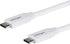 StarTech.com USB C to USB C Cable - 6 ft / 2m - 5A PD - M/M - White - USB 2.0 - USB-IF Certified - USB Type C Cable - USB C Charging Cable (USB2C5...