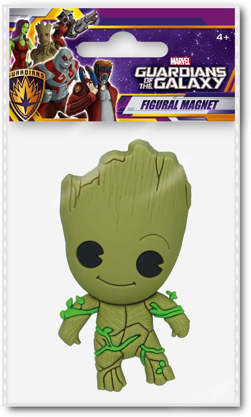 Marvel Guardians of The Galaxy Groot 3D Foam Magnet,Multi-colored,3"...