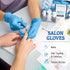 Hand-E Touch Blue Nitrile Disposable Gloves X Small 100 Count - Latex Free Medical Exam Gloves, Powder Free Food Safe Cooking Gloves...