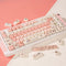 Pink Keycaps PBT MOA Profile Cute Pig Custom Keyboard Keycaps DYE-SUB 131 Keys Set for Cherry MX Switches Alice Mechanical Keyboard...