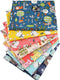Fat Quarters Fabric Bundles, 7 Pcs 100% Cotton 20” x 20” (50cmx50cm) Precut Quilting Fabric Squares Sheets for DIY Patchwork Sewing Quilting Craft...