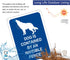 Dogs Contained by Invisible Fence Signs 10" x 7" Beware Of Dog Signs Dog Warning Signs Metal Reflective Rust Free Aluminum UV Protected Waterproof...