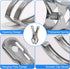 Coideal Beach Towel Chair Clips - 10 Pack Pool Cover Clips Stainless Steel Quilt Clamps Metal Large Heavy Duty Clothes Pins Windproof for Sunbed L...